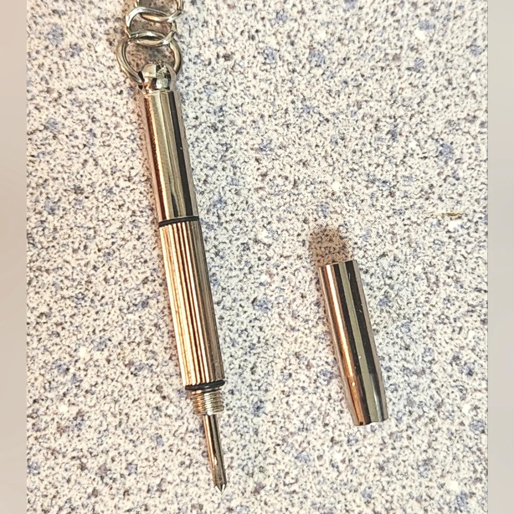 Restoration Hardware Mini Philips Head Screwdriver Keychain